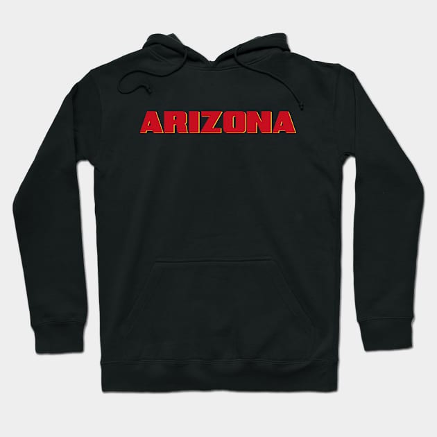 Arizona map arizona state usa arizona tourism tourism Hoodie by BoogieCreates